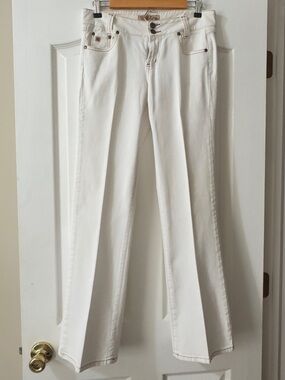 Paris Blues Cream-White Flare Jeans
